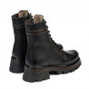 Damenstiefel 3386 schwarz kombiniert
