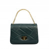Damenschultertasche 005g Forest Green