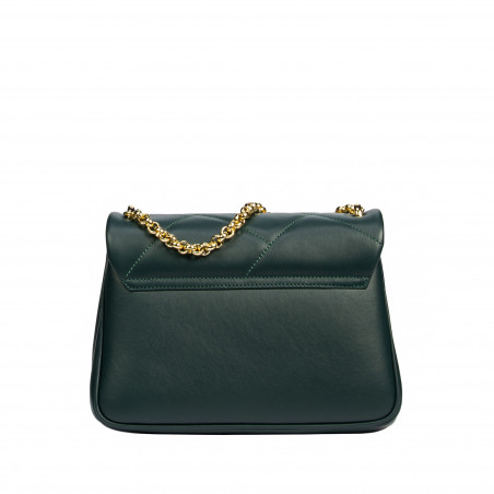 Damenschultertasche 005g Forest Green