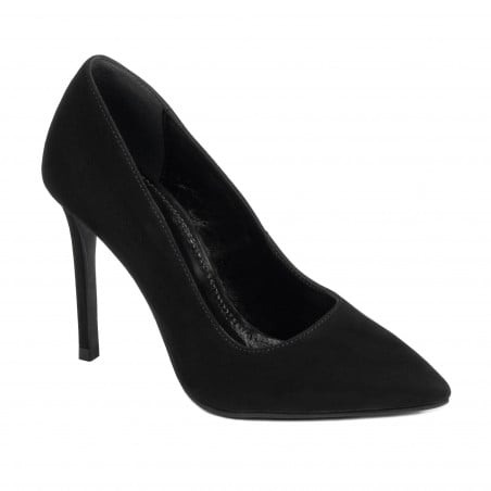 Elegante Damenschuhe 1299 schwarz Antilope