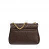 Damentasche Schultertasche 005g dunkelbraun