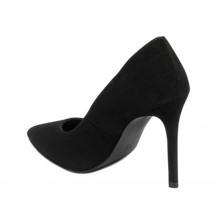 Elegante Damenschuhe 1299 schwarz Antilope