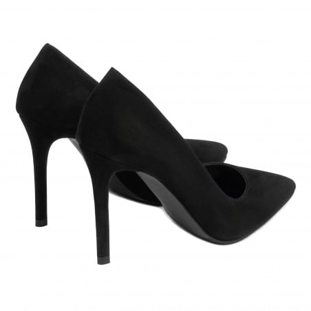 Elegante Damenschuhe 1299 schwarz Antilope