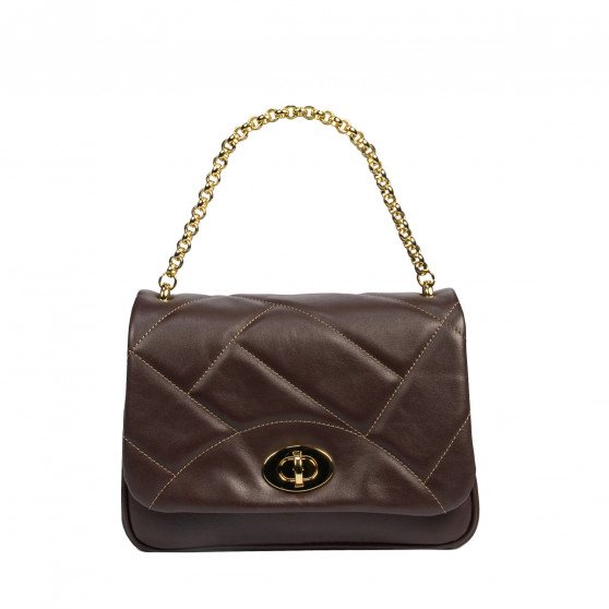 Damentasche Schultertasche 005g dunkelbraun Damentasche Schultertasche 005g dunkelbraun