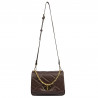 Damentasche Schultertasche 005g dunkelbraun