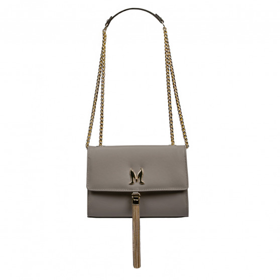 Damen Schultertasche 009g Capuccino Safiano