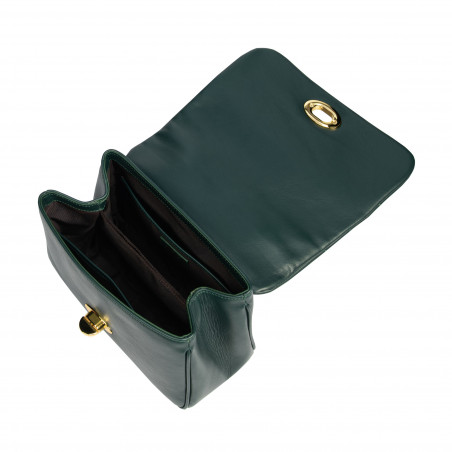 Damenschultertasche 005g Forest Green