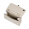 Damen-Umhängetasche 009g Beige Safiano