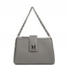 Damentasche Schultertasche 003g 01 grau Elefant