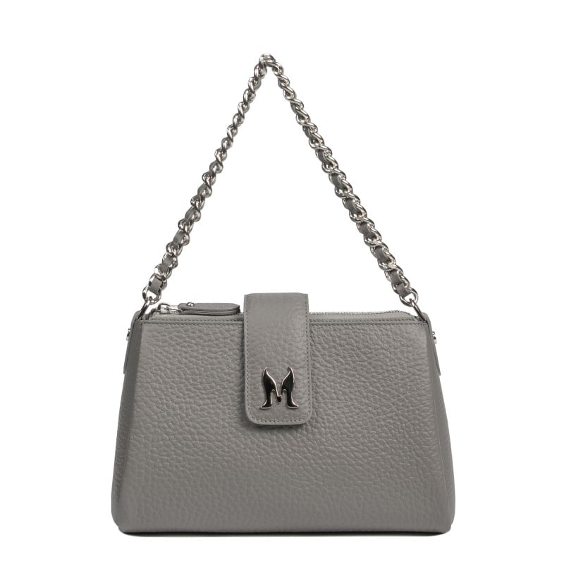 Damentasche Schultertasche 003g 01 grau Elefant