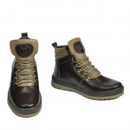 Herrenstiefel 4141 kombiniertes Kaffee