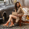 Damen-Schultertasche 016g Nude