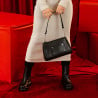 Damentasche Schultertasche 016g 01 schwarz