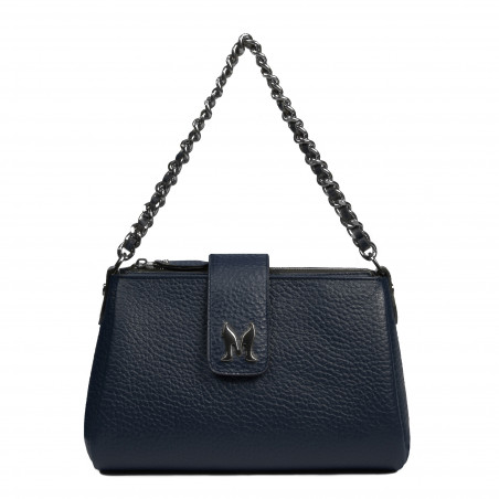 Damentasche Schultertasche 003g 01 blau Elefant