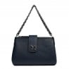 Damentasche Schultertasche 003g 01 blau Elefant