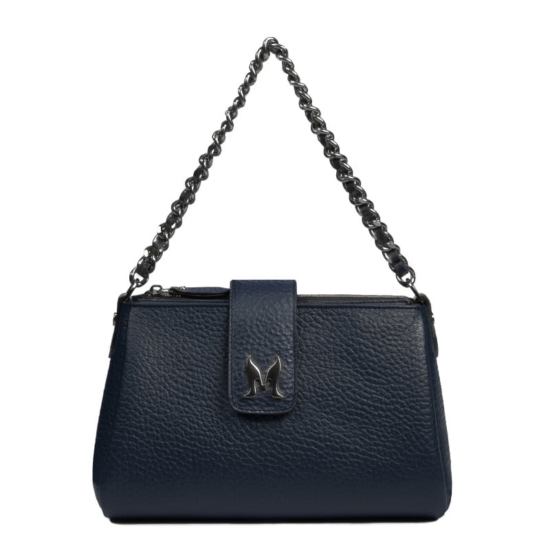 Damentasche Schultertasche 003g 01 blau Elefant