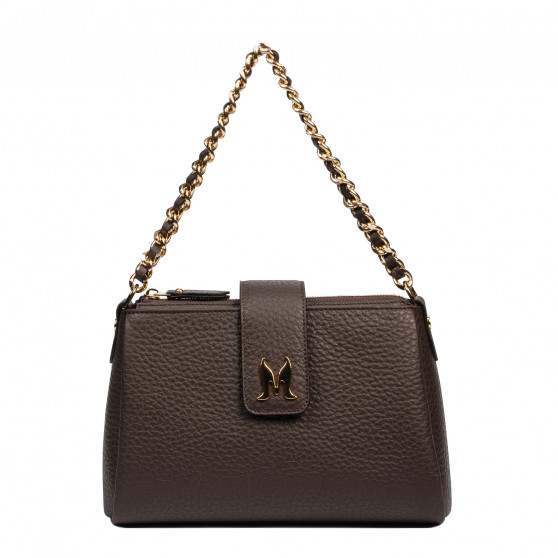 Damentasche Schultertasche 003g Dunkelbraun Damentasche Schultertasche 003g Dunkelbraun