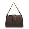 Damentasche Schultertasche 003g Dunkelbraun