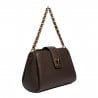 Damentasche Schultertasche 003g Dunkelbraun