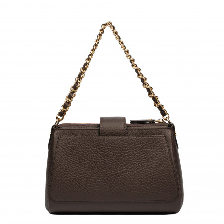 Damentasche Schultertasche 003g Dunkelbraun
