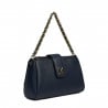 Damen-Schultertasche 003g Blau Elefant