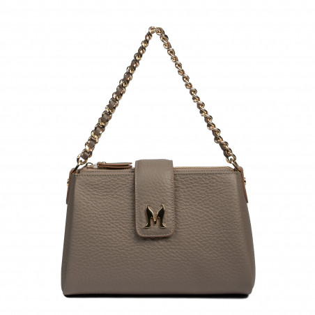 Damentasche zum Umhängen 003g taupe
