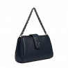 Damentasche Schultertasche 003g 01 blau Elefant
