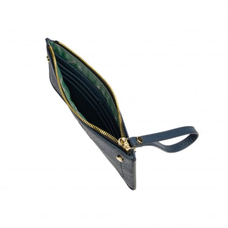 Damen-Geldbörse 202g Navy Blau