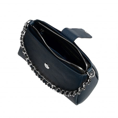 Damentasche Schultertasche 003g 01 blau Elefant