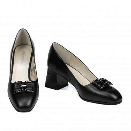 Damen elegante Schuhe 1298-1 schwarz