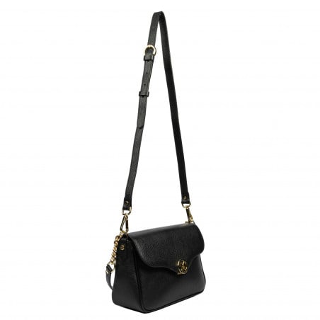 Schultertasche für Damen 015g biz schwarz