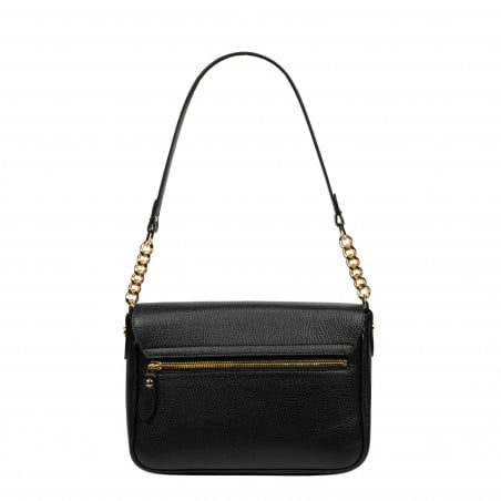 Schultertasche für Damen 015g biz schwarz