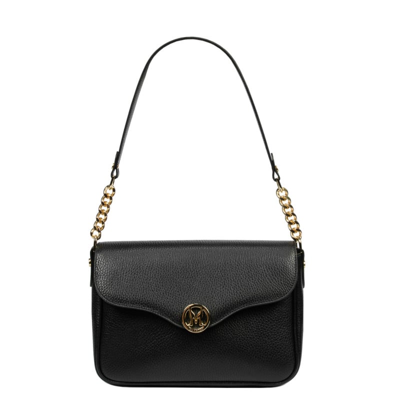 Schultertasche für Damen 015g biz schwarz