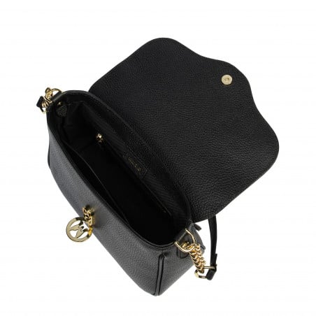 Schultertasche für Damen 015g biz schwarz