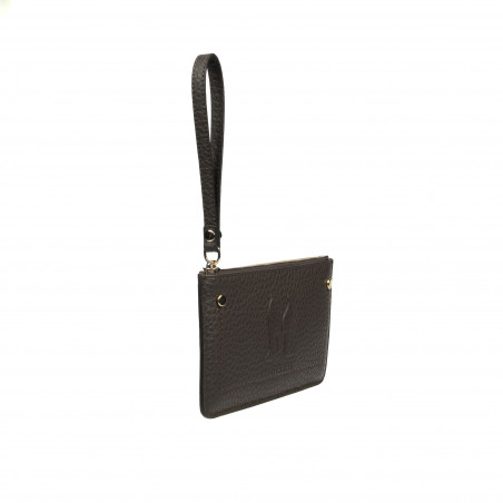 Damenbrieftasche 202g dunkelbraun Elefant