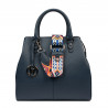 Damentasche Hand 002g 01 Elefant Blau