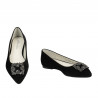 Damen Ballerinas 1301 schwarz Antilope