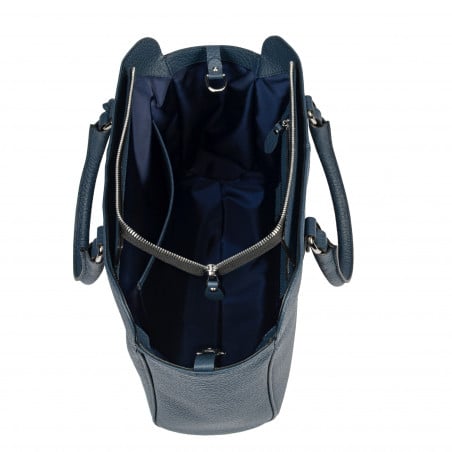 Damentasche Hand 002g 01 Elefant Blau