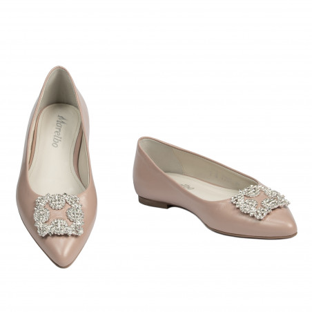 Damen Ballerinas 1301 Nude