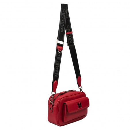 Damentasche zum Umhängen 006g 01 rot Safiano