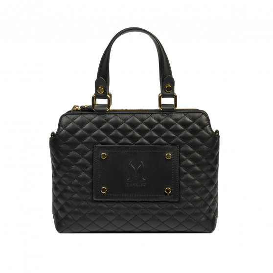 Schwarze Damen-Schultertasche 019g Schwarze Damen-Schultertasche 019g