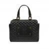 Schwarze Damen-Schultertasche 019g