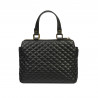Schwarze Damen-Schultertasche 019g