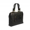 Schwarze Damen-Schultertasche 019g