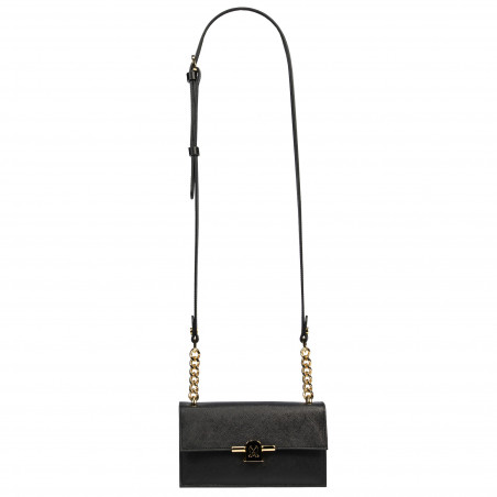 Damentasche Schultertasche 020g schwarz Saffiano