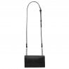 Damentasche Schultertasche 020g 01 schwarz Safiano