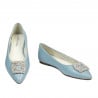 Damen Ballerinas 1301 Babyblau
