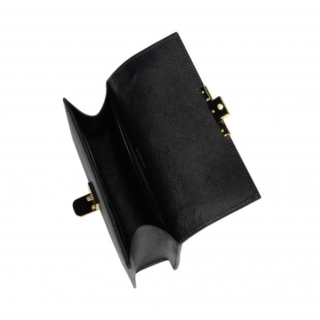Damentasche Schultertasche 020g schwarz Saffiano