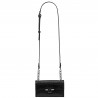 Damentasche Schultertasche 020g 01 Kroko Schwarz