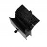Damentasche Schultertasche 020g 01 Kroko Lack Schwarz